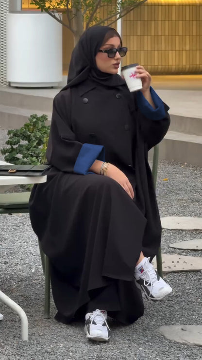 ٱخر صيحات الموضة في العباية الخليجية 2025 03