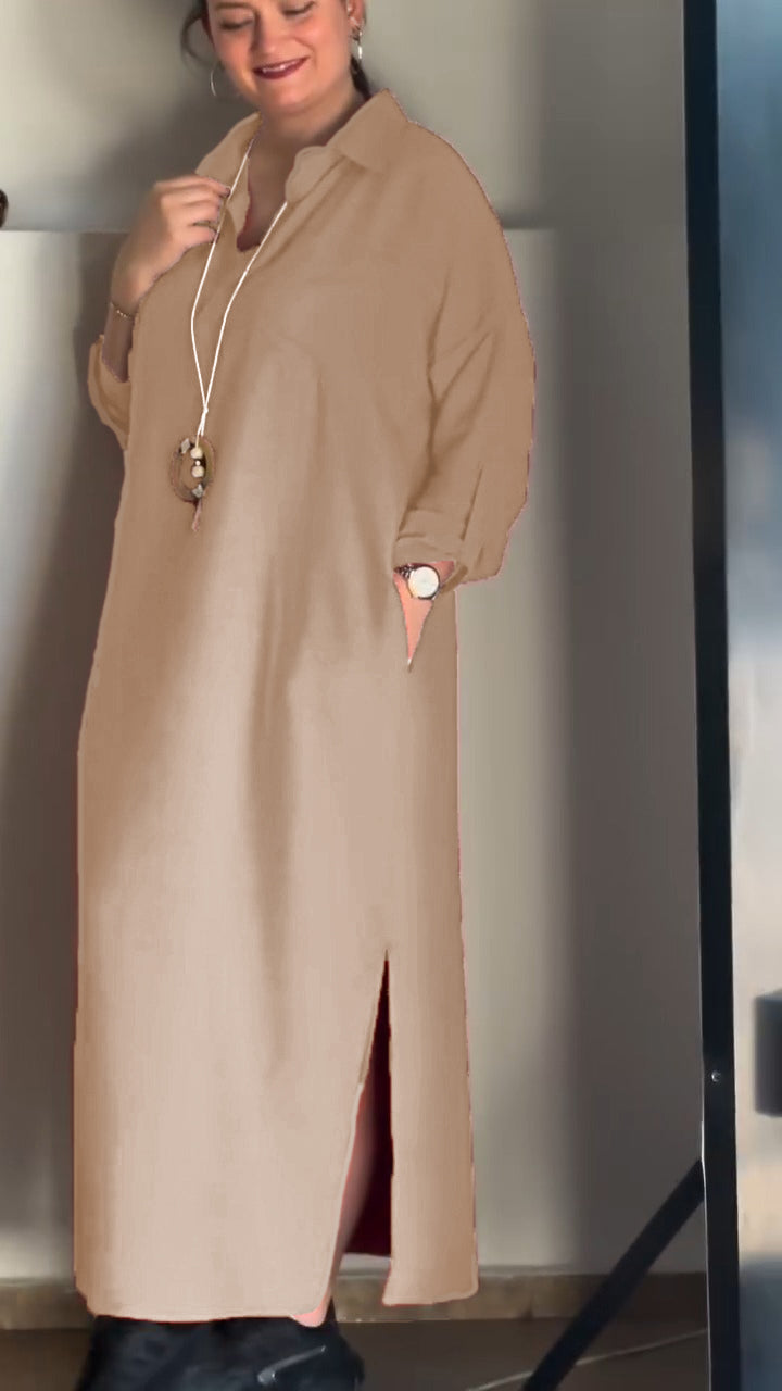 robe de lin - فستان (ref20)