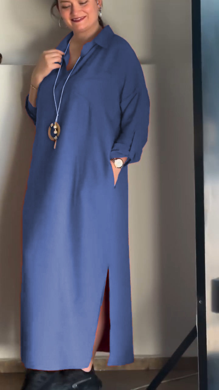 robe de lin - فستان (ref20)