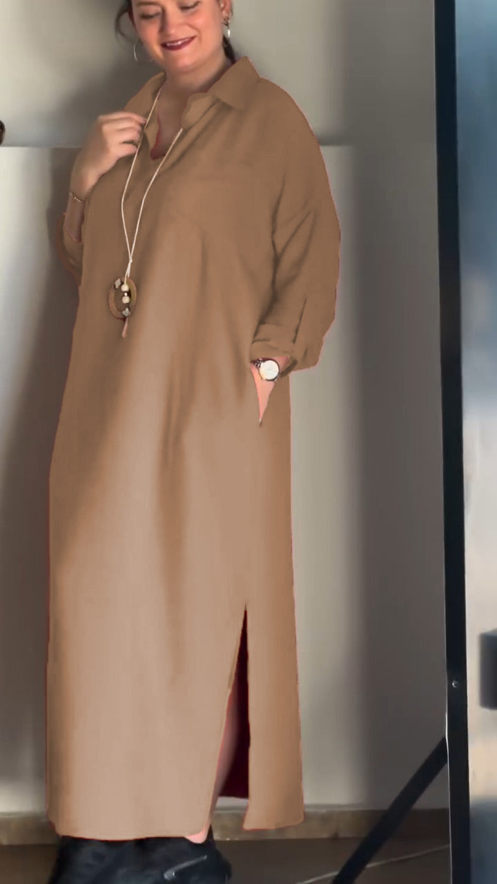 robe de lin - فستان (ref20)