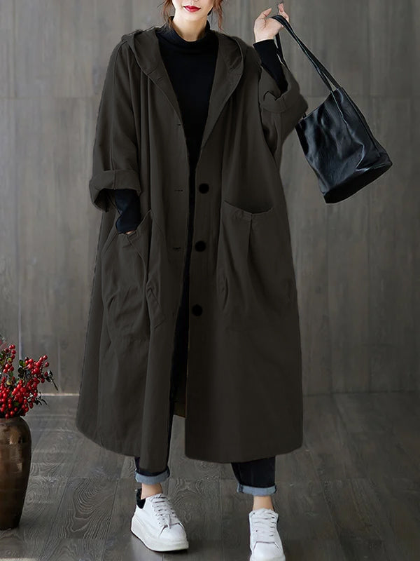 Jaquette longue oversize - جاكيط طويل بقصة فضفاضة
