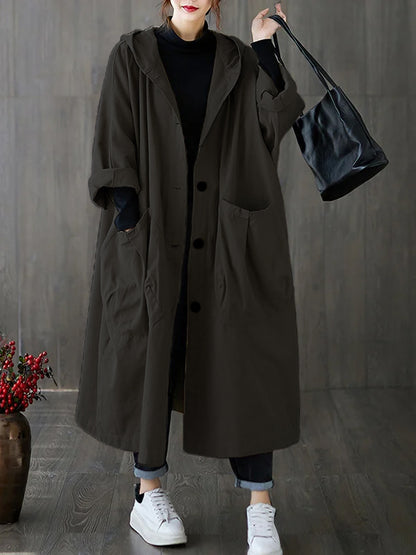 Jaquette longue oversize - جاكيط طويل بقصة فضفاضة